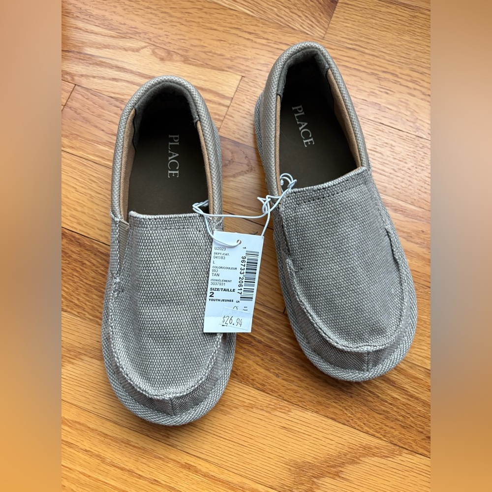 Children’s PLACE boys tan Casual Loafers